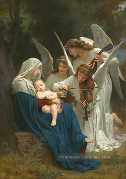 Chanson des Anges réalisme angel William Adolphe Bouguereau Peinture à l'huile
